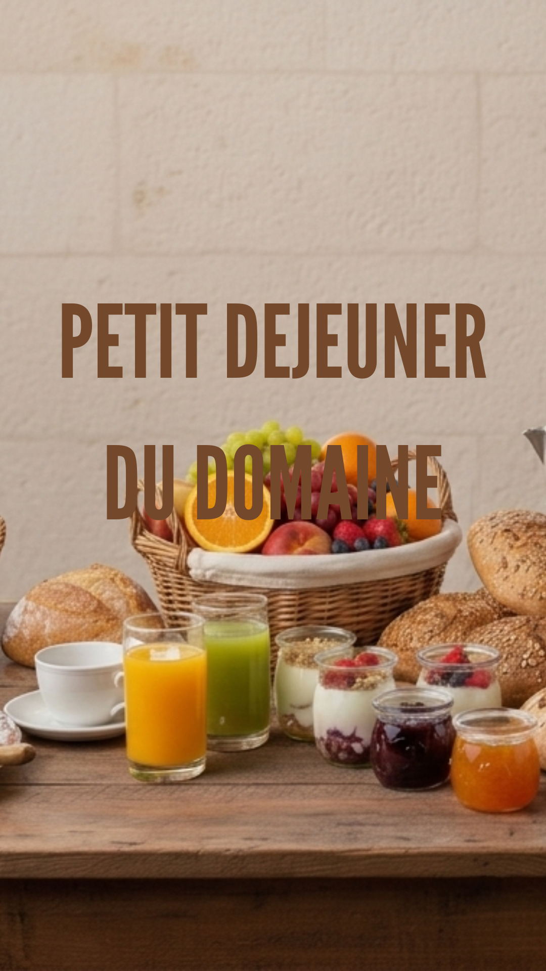 Pack Petit déjeuner du domaine